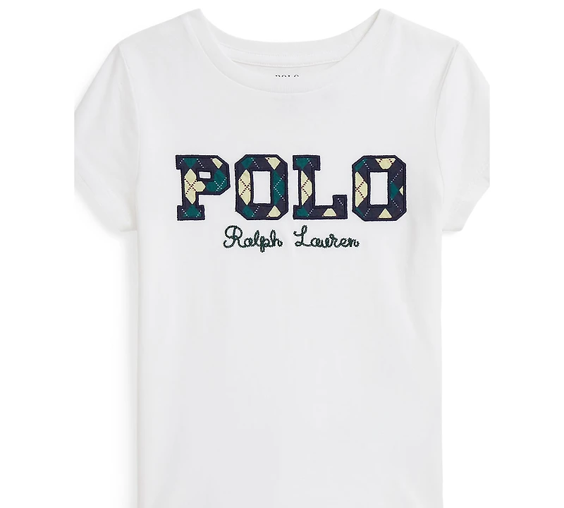 Polo Ralph Lauren Girls 2T-6X Logo Detail T-Shirt