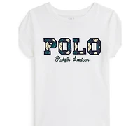 Polo Ralph Lauren Girls 2T-6X Logo Detail T-Shirt