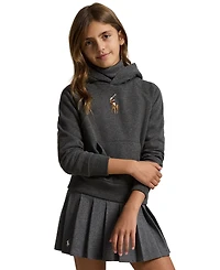 Polo Ralph Lauren Girls 7-16 Big Pony Long Sleeve Hoodie
