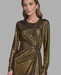 Bcbg Women's Side Knot Sheath Dress