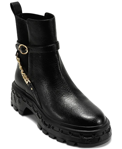 Karl Lagerfeld Paris Women's Laelith Zip Up Booties