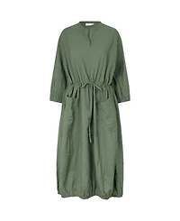 Masai Copenhagen Women's MaNymosa 3/4 Sleeve Loose Fit Midi Dress