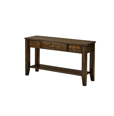 Intercon 49"" x 18"" Sofa Table w/Shelf in Raisin