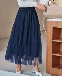 Cupshe Women's On the Scene Maxi Skirt