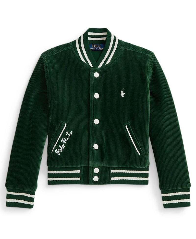 Polo Ralph Lauren Girls 2T-6X Knit Bomber Jacket
