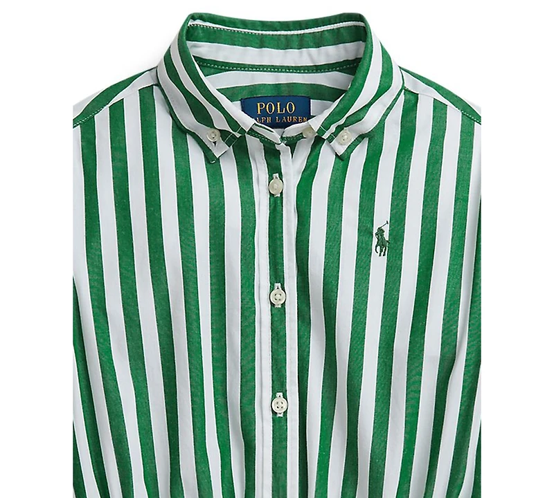 Polo Ralph Lauren Girls 2T-6X Long Sleeve Shirtdress