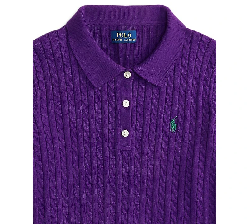 Polo Ralph Lauren Girls 7-16 Mini-Cable Sweater