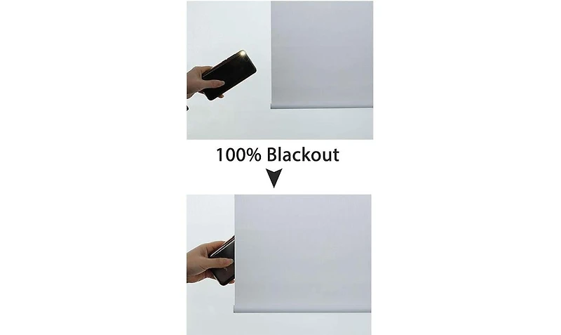 Shadisfy Roller Window Blinds & Shades, Cordless for Windows, 100% Blackout Home, 27" W X 64" H, Linen