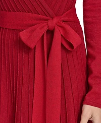 Jessica Howard Women's Fit and Flare Midi Sweater Dress