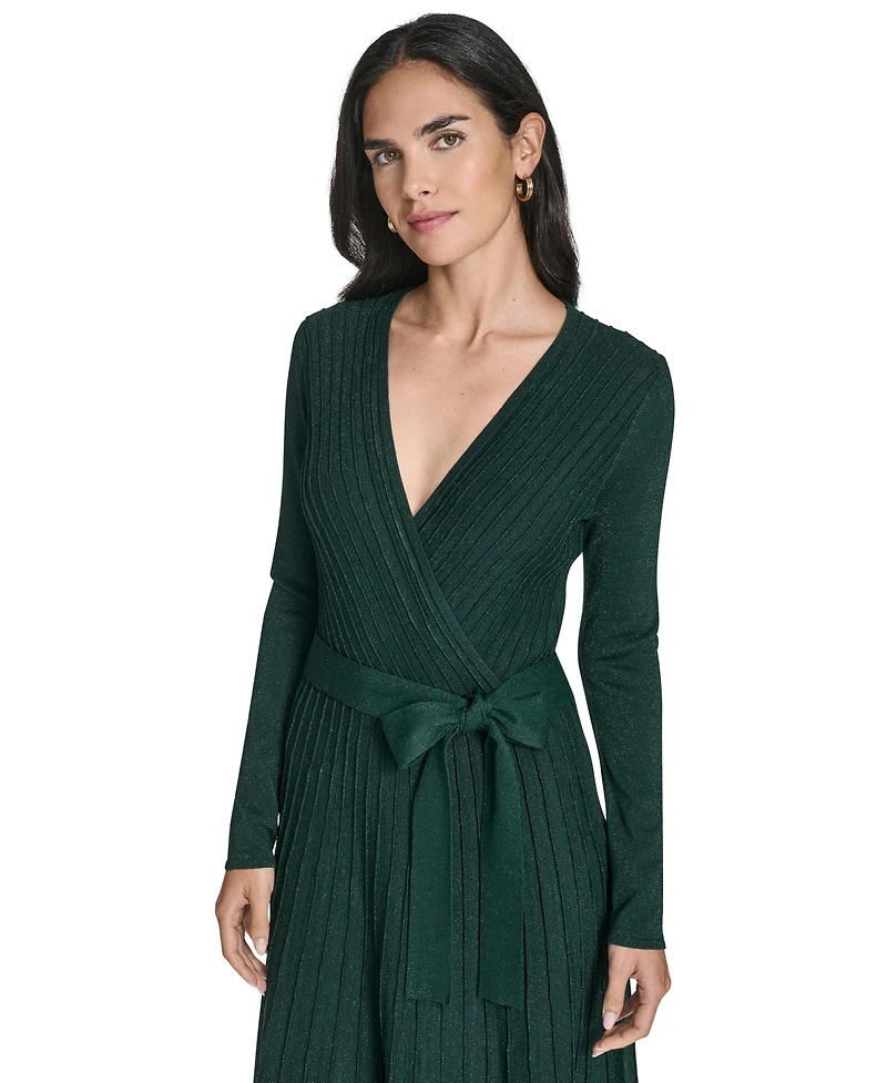 Jessica Howard Women's Fit and Flare Midi Sweater Dress