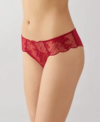 Wacoal Women's Midnight Soiree Embroidered Tanga Underwear 845314
