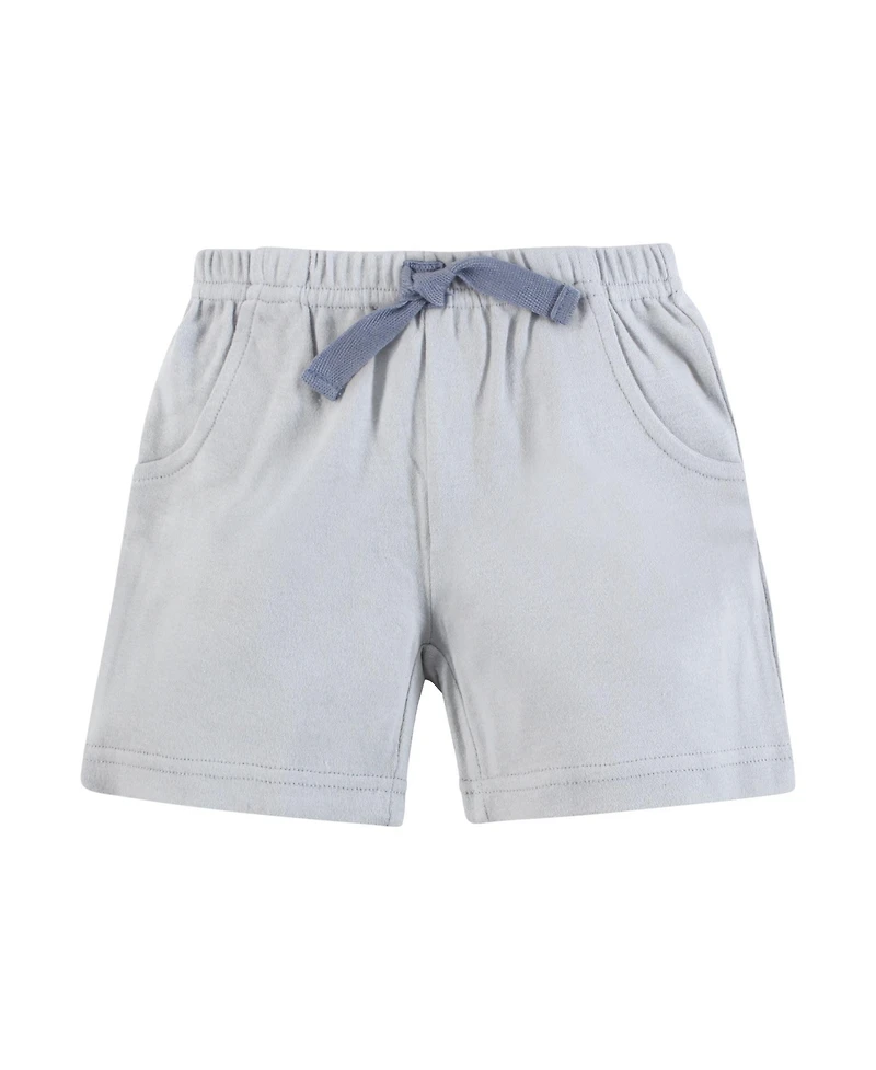 Hudson Baby Toddler Boys Four-Pair Active Shorts Bundle