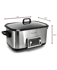 MegaChef 8 Quart 12-in-1 Deluxe Multi Cooker with Sous Vide and Multi-Functions