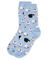MeMoi Women's Bah Bah Crew Socks