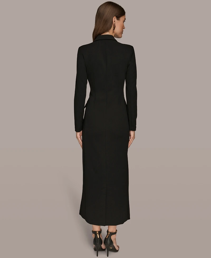 Donna Karan New York Women's Long Sleeves Coat Dress