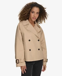 Levi's Women's Regular Short Double Breasted Trench Coat