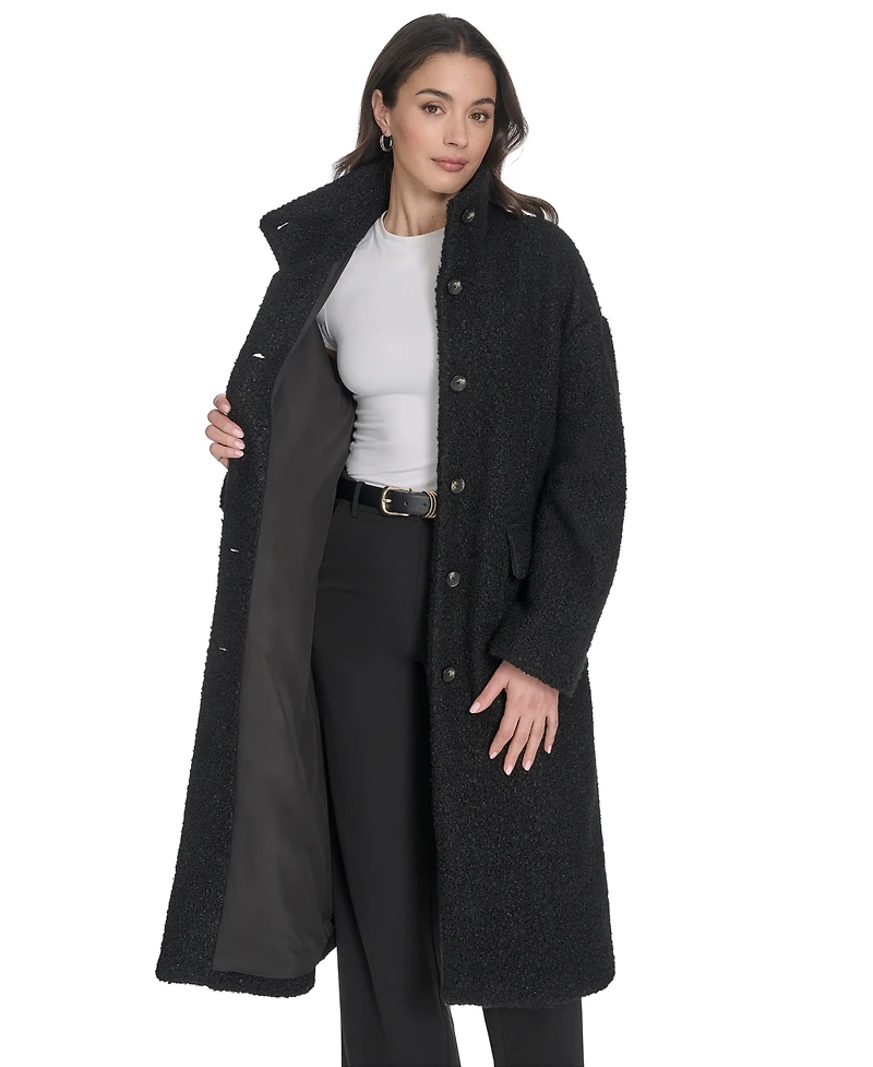 Levi's Women's Regular Boucle Stand Collar Car Coat
