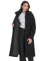 Levi's Women's Regular Boucle Stand Collar Car Coat