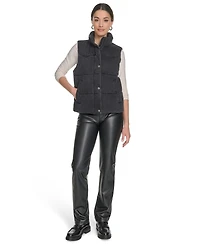 Levi's Women's Regular Western Stand Collar Puffer Vest Jacket
