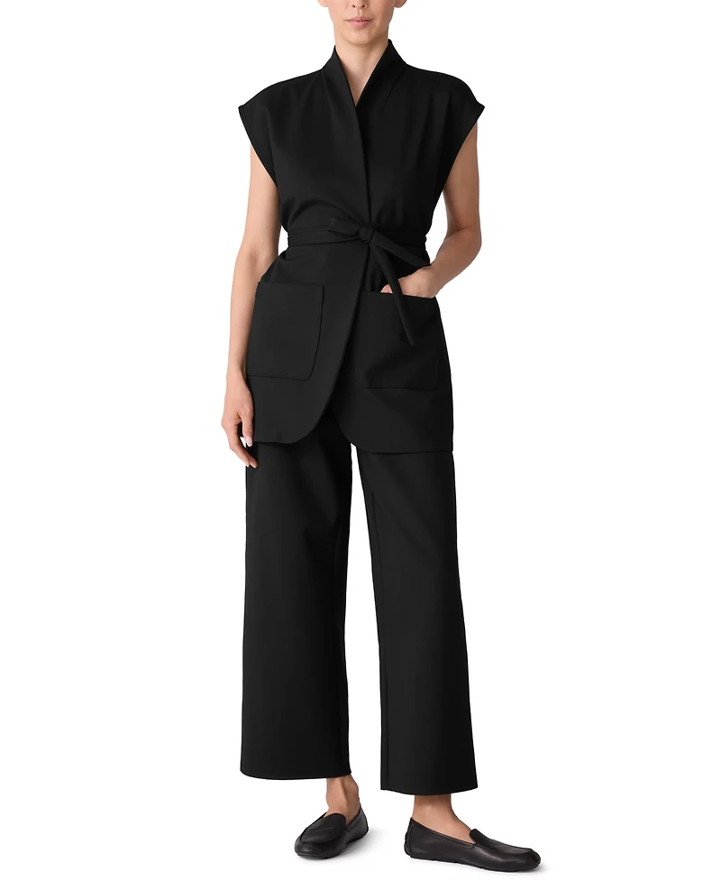 Eileen Fisher Women's Wide-Leg Ankle Pants