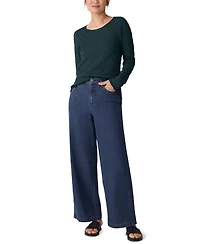 Eileen Fisher Women's Wide-Leg Jeans