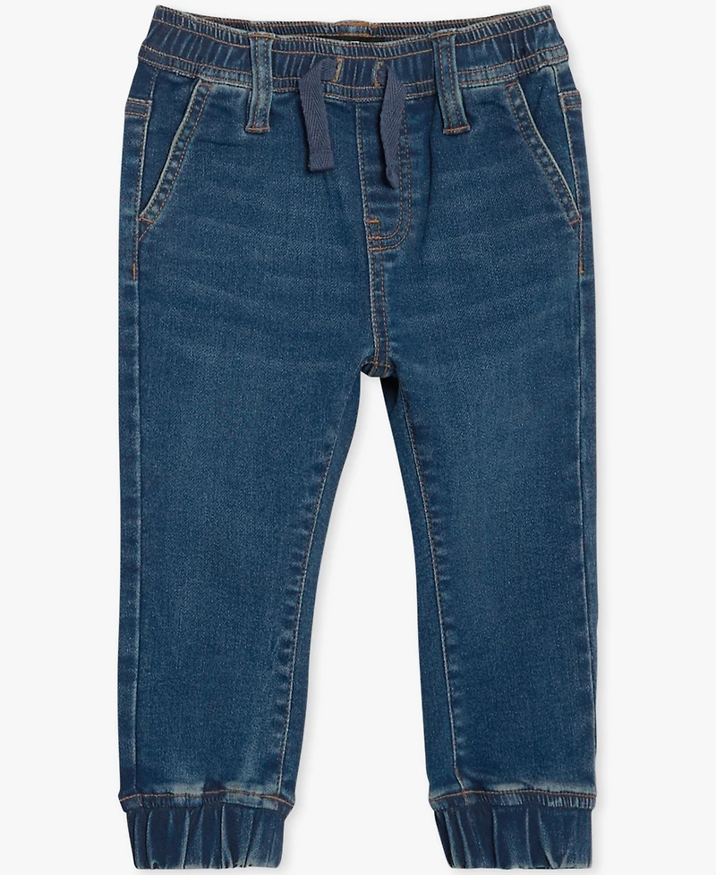 7 For All Mankind Baby Boys 3-Piece Sleeveless Vest, T-Shirt and Jeans Set