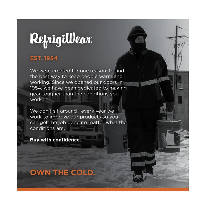 RefrigiWear Men's Midweight Dot Grip Gloves - Insulated Knit Work with Pvc Grip, Sold by the Dozen