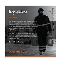 RefrigiWear Men's Midweight Dot Grip Gloves - Insulated Knit Work with Pvc Grip, Sold by the Dozen