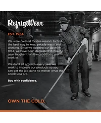 RefrigiWear Men's Econo-Tuff Jacket - 15°F Comfort, Insulated, Water-Repellent, Durable, Lightweight Workwear for Cool Weather Protection