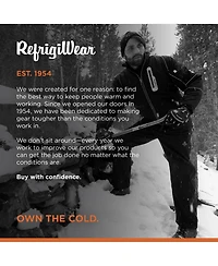 RefrigiWear Men's Men s Insulated Softshell Pants - Extreme Cold Protection, Water-Repellent, Wind-Tight Workwear