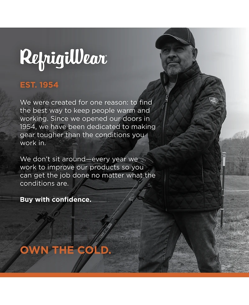 RefrigiWear Big & Tall Lightweight Diamond Quilted Jacket Versatile Fall Jacket, Warm Layered Outerwear
