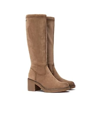 Xti Women's Suede Tall Boots Refresh Collection By Xti
