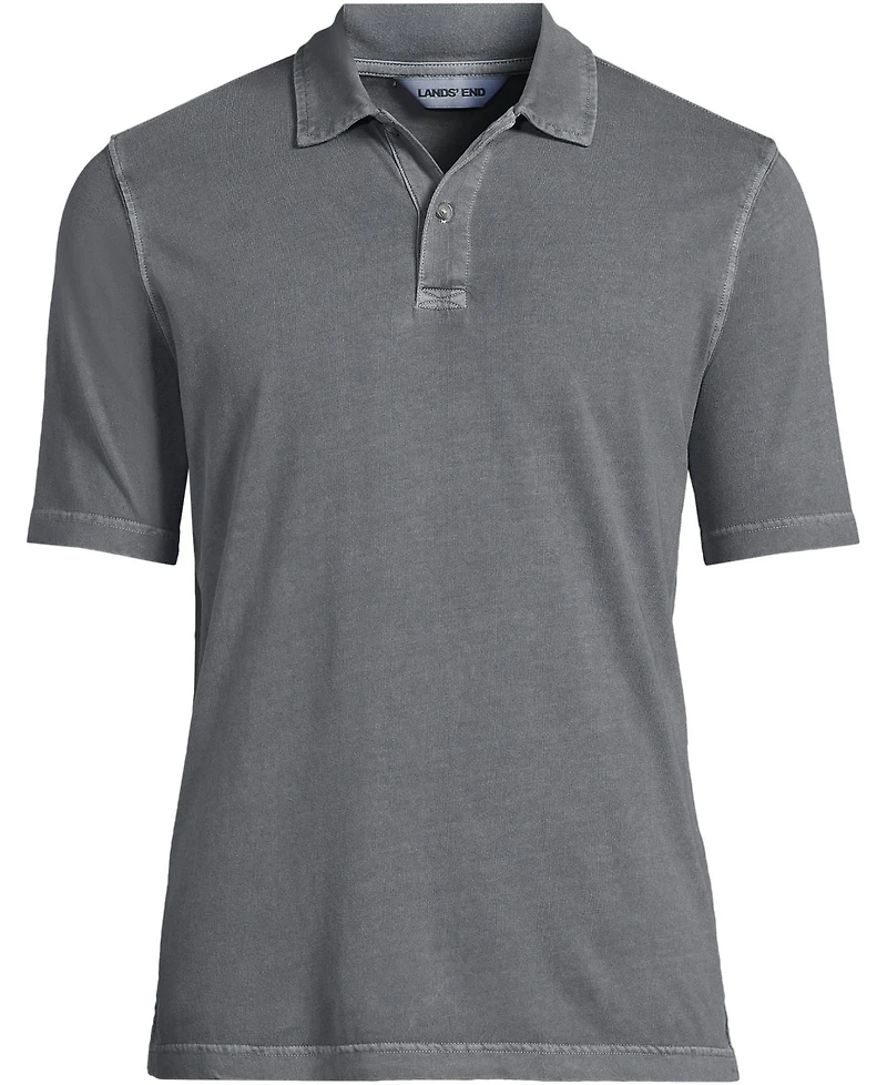 Lands' End Men's Short Sleeve Sun Faded Super T Polo