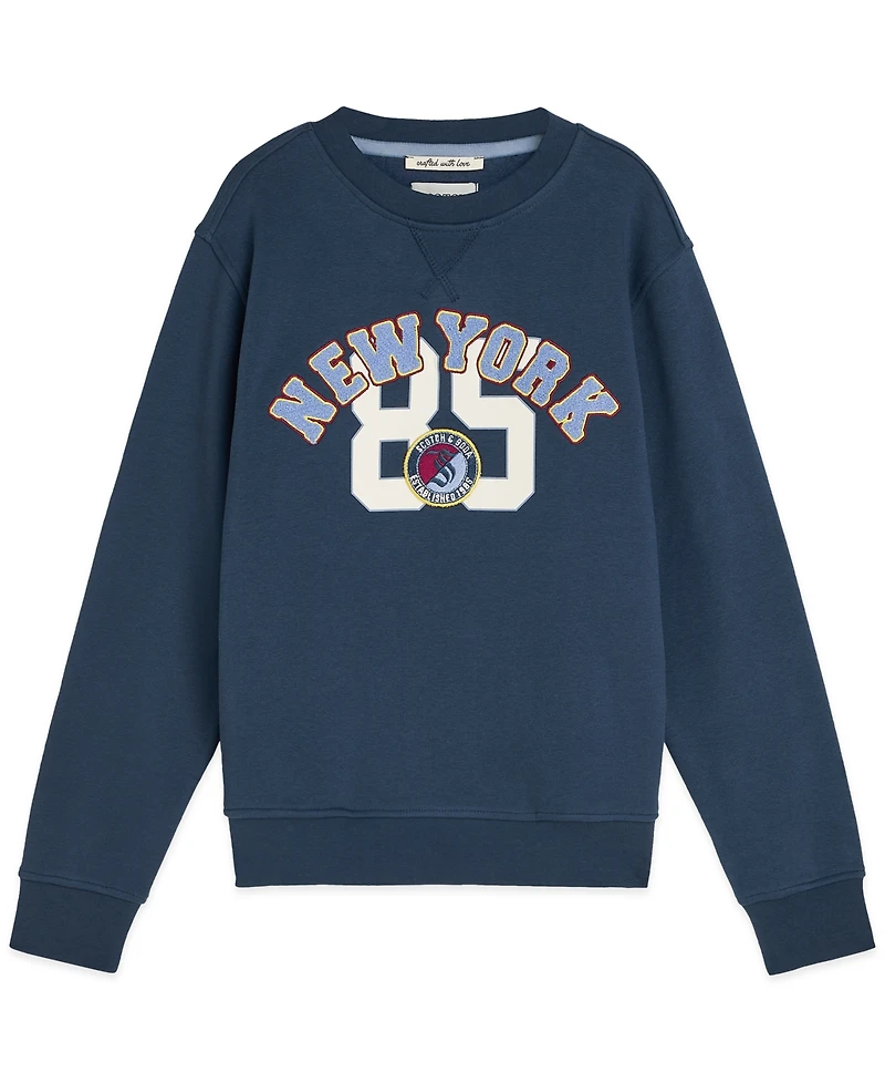 Scotch & Soda Boys 8-14 Graphic Crewneck Sweatshirt