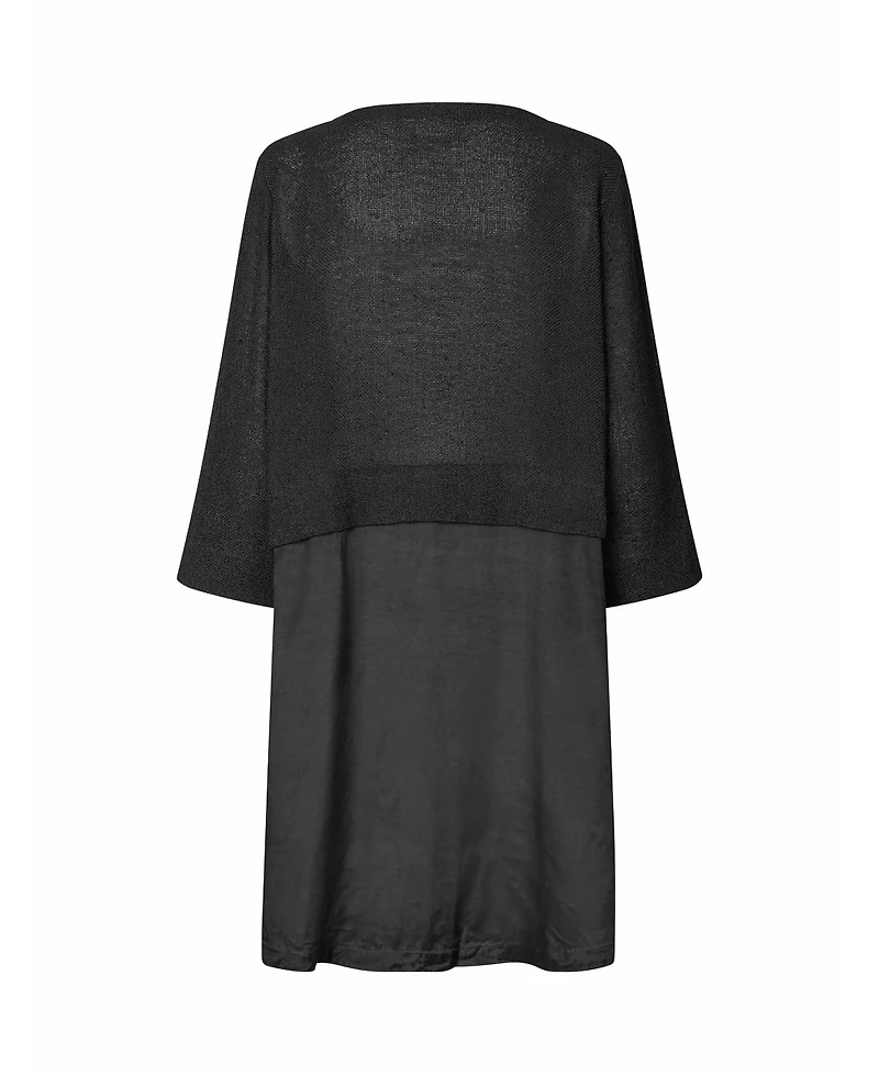 Masai Copenhagen Women's MaNonah 3/4 Sleeve Layered Midi Dress