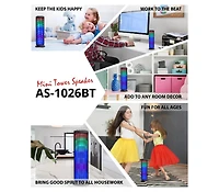 Riptunes Bluetooth Mini Tower Speaker with Led Lights