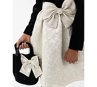 Rare Editions Girls 2T-6X Skirt Dress with Bag Set