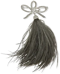 lonna & lilly Silver-Tone Dynamic Feather Pin