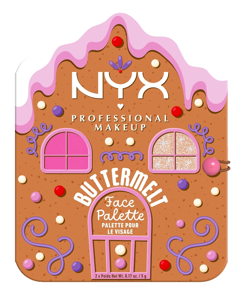 Nyx Professional Makeup 2-Pc. Holiday Buttermelt Face Palette Set