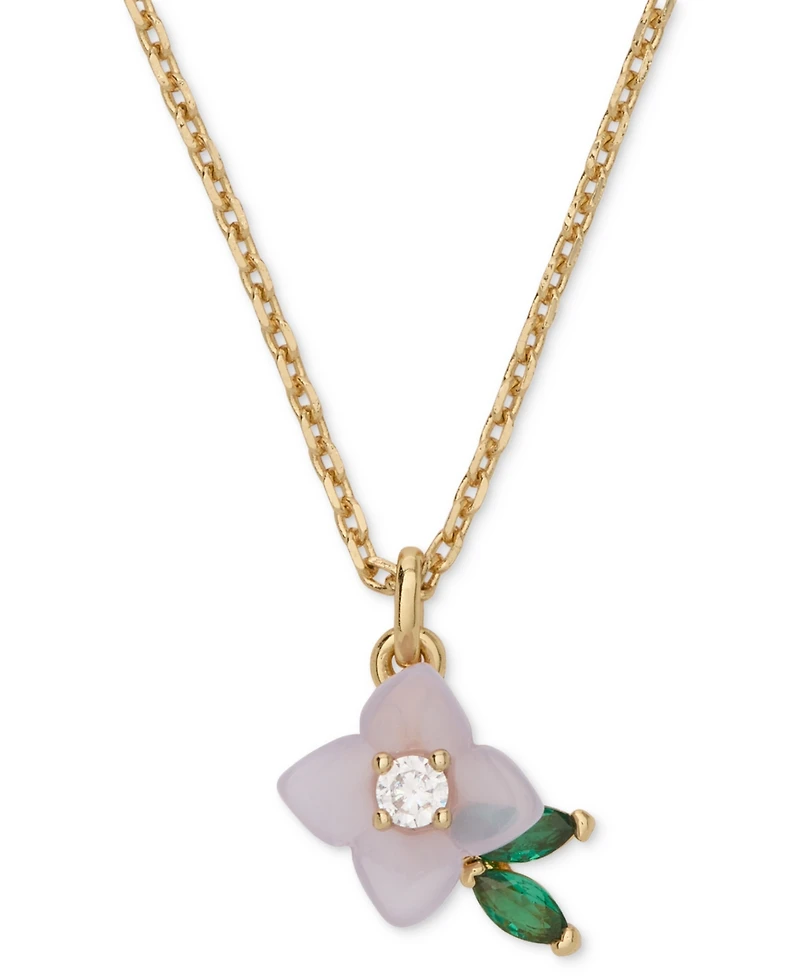 kate spade new york Cubic Zirconia and Resin Appreciate You Pendant Necklace