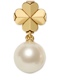 kate spade new york Imitation Pearl and Cubic Zirconia Flower Drop Earrings