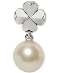 kate spade new york Imitation Pearl and Cubic Zirconia Flower Drop Earrings