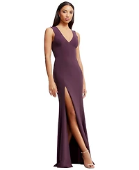 Dress the Population Women's Sandra V-Neck Gown
