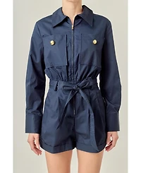 English Factory Women's Big Pocket Jumpsuit