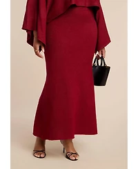 Eloquii Women's Sweater Maxi Skirt