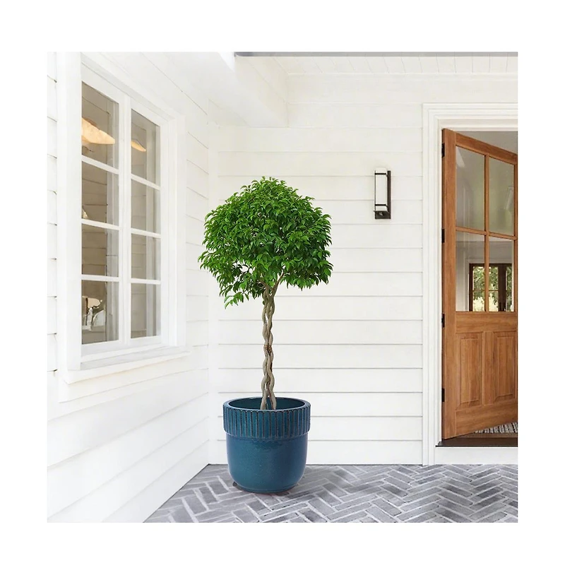 Chic Crate 3-Piece Ceramic Flowerpot Set