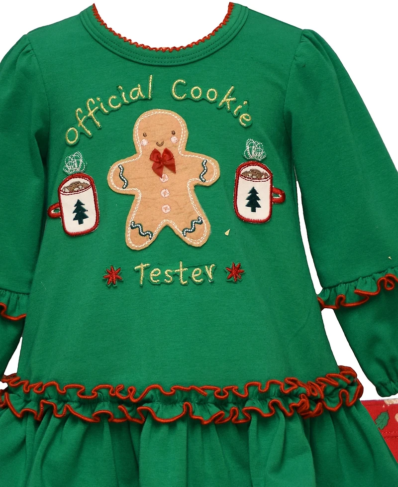 Bonnie Baby Girls 2 Piece Cookie Tester Outfit