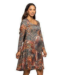 24seven Comfort Apparel Women's Maternity Fit and Flare Dress