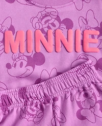 Epic Threads Girls Toddler 2T-4T Minnie Mouse Printed Top and Pants Set, 2-Piece, Macy's Exclusive