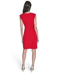 Eliza J Women's V-Neck Bow Dress